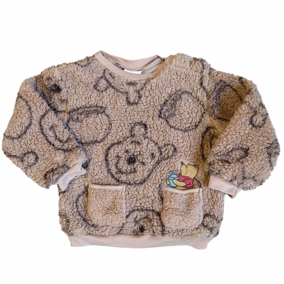 Disney Winnie The Pooh Baby Boys' 2pc Cozy Pullover & Pants Set - Picture 2 of 10